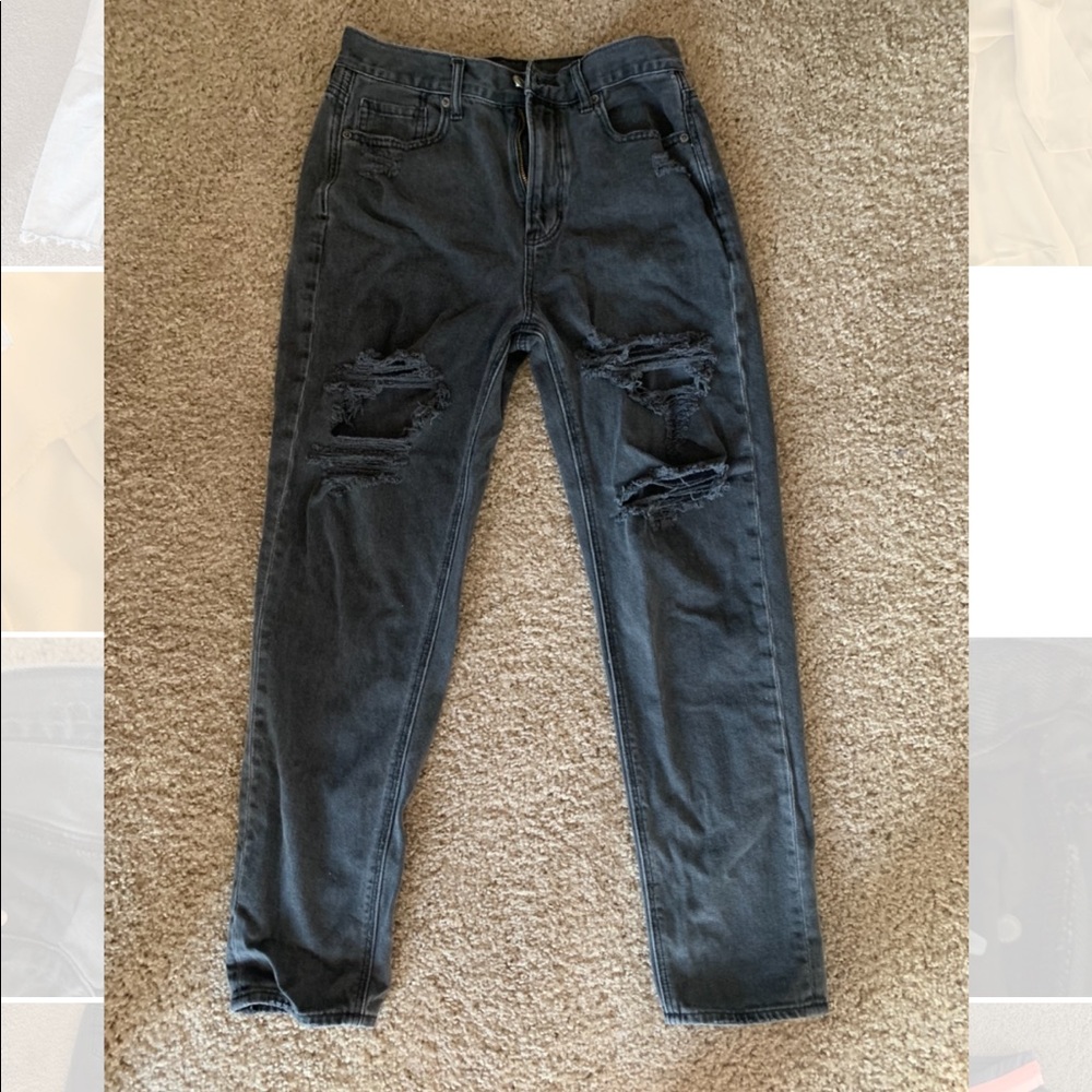American Eagle Mom Ripped Jeans